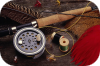 Fly fishing pesca con la mosca artificiale